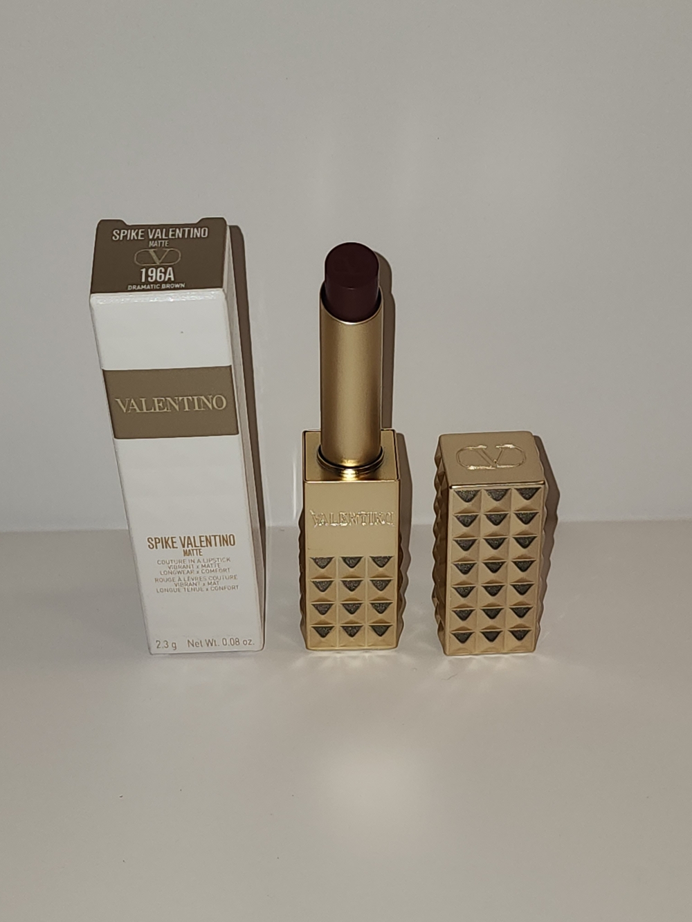 Valentino Spike Valentino Matte Lipstick - Dramatic Brown (196A)